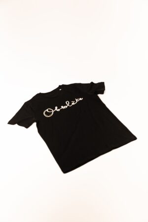 T-shirt noir unisexe « Obsolète »